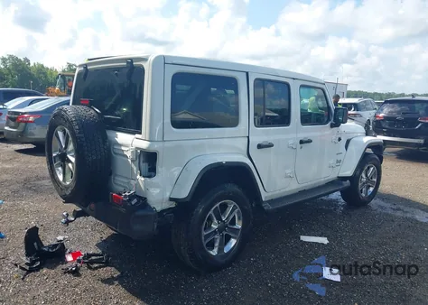 2022 Jeep Wrangler Unlimited Sahara from USA, damaged, VIN 1C4HJXEG9NW252543